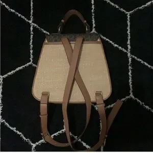 Calvin Klein | Bags | Calvin Klein Straw Backpack | Poshmark display picture 1